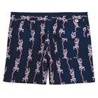 Boys swim trunks: GECKO - NAVY, back pocket detail Pink House Mustique childrens styles designer Lotty B 