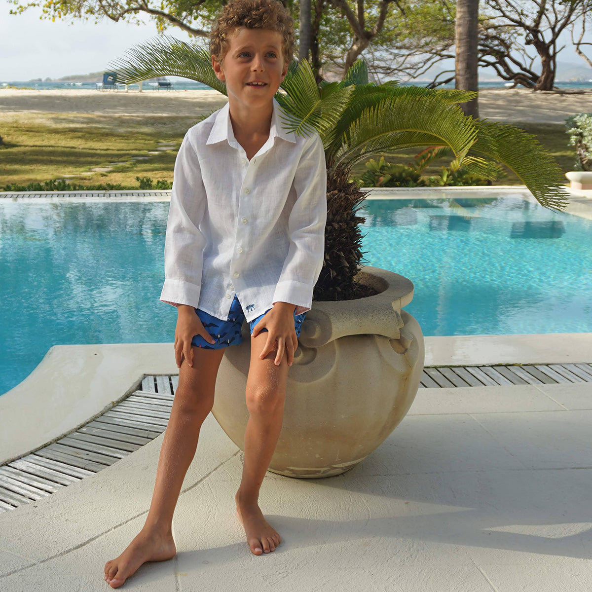 Designer swimwear for kids by Lotty B Mustique