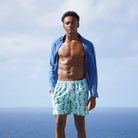 Sustainable mens resort wear wear by Lotty B Mustique