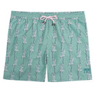 Mens swim trunks: GECKO - OLIVE, Pink House Mustique