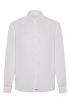 Essential mens optic white linen shirt by Pink house Mustique