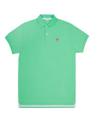 Premium Mens pure cotton green polo shirt