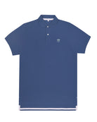 Premium Mens pure cotton navy blue polo shirt