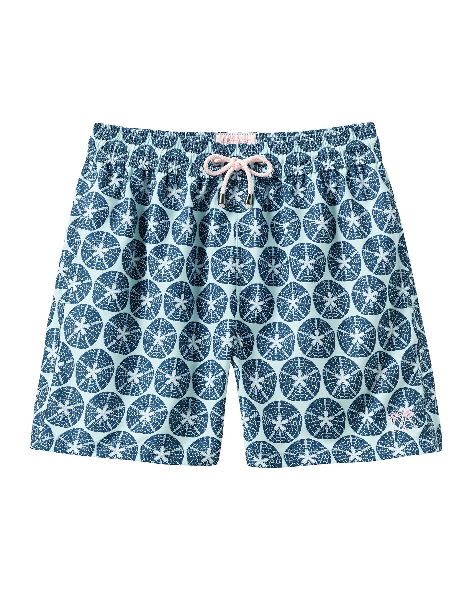 Pink House Mustique Swim Shorts Sand Dollar 40