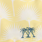 Boys swim trunks : FAN PALM - YELLOW, detail