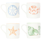 Fine Bone China Mug : SEASTAR - ORANGE designer collection Lotty B Mustique Home