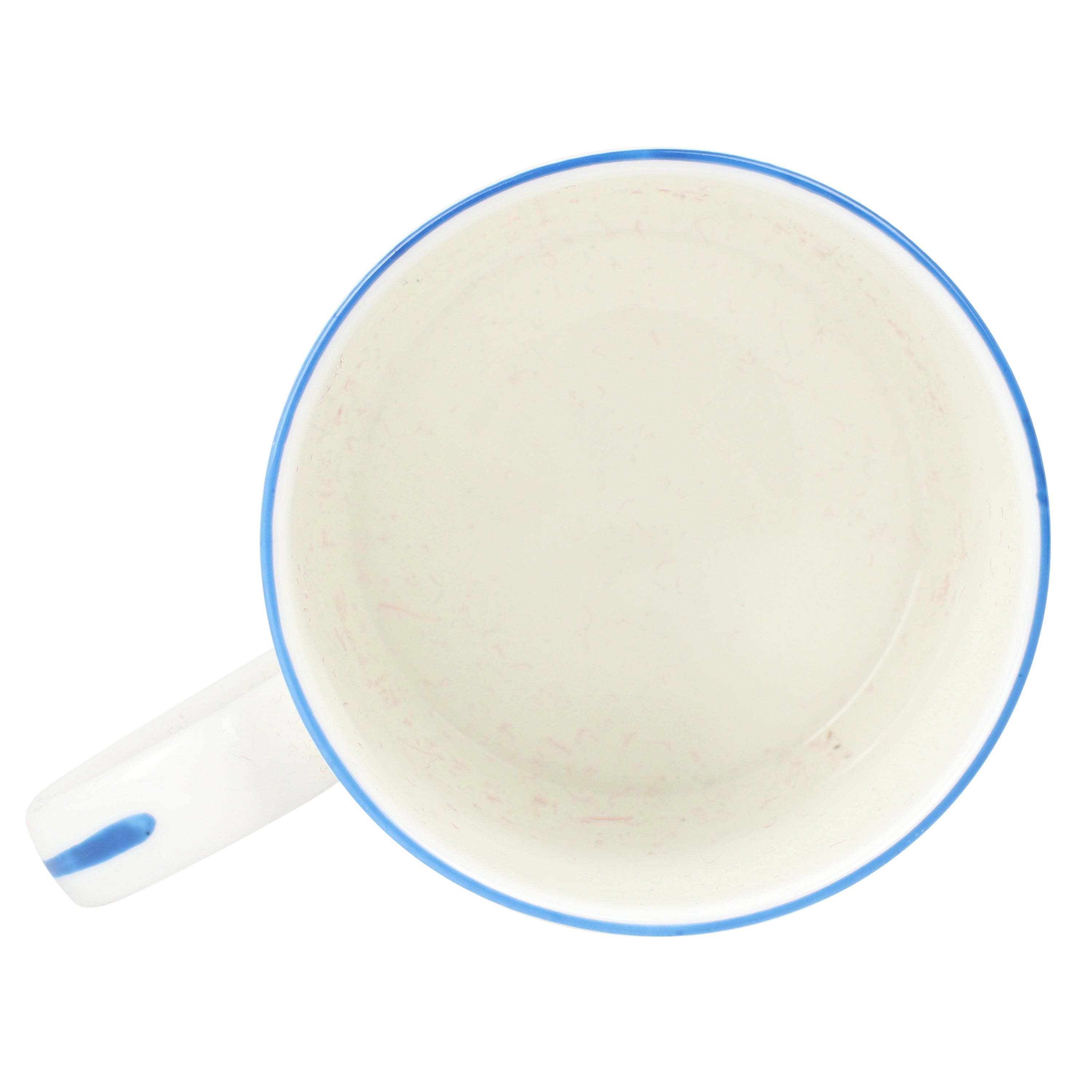 Fine Bone China Mug : SAND DOLLAR - BLUE designer Lotty B Mustique homeware