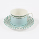 Fine Bone China Dinner Service : MUSTIQUE ISLAND - Coffee Cup & Saucer