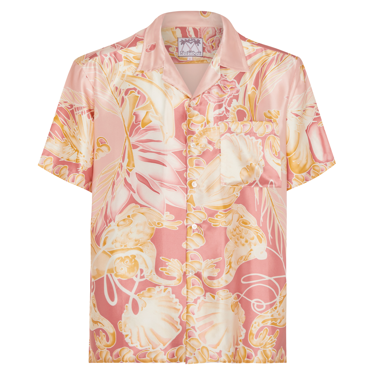 Vintage silk shirt limited edition handmade in St Vincent & Grenadines