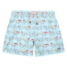 Mens swim trunks : MUSTIQUE MULE - MULTI front