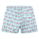 Mens swim trunks : MUSTIQUE MULE - RED back