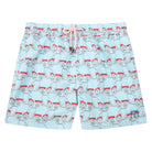 Mens swim trunks : MUSTIQUE MULE - RED front