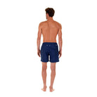 Mens swim trunks : MAKO NAVY - Back