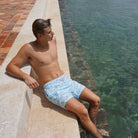 Mens swim trunks : MUSTIQUE MULE - MULTI Mustique style