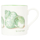 Fine Bone China Mug : SEA SHELL GREEN designer Lotty B Mustique interiors