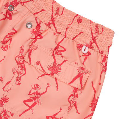 Mens swim shorts: FRUIT PUNCH - ORANGE